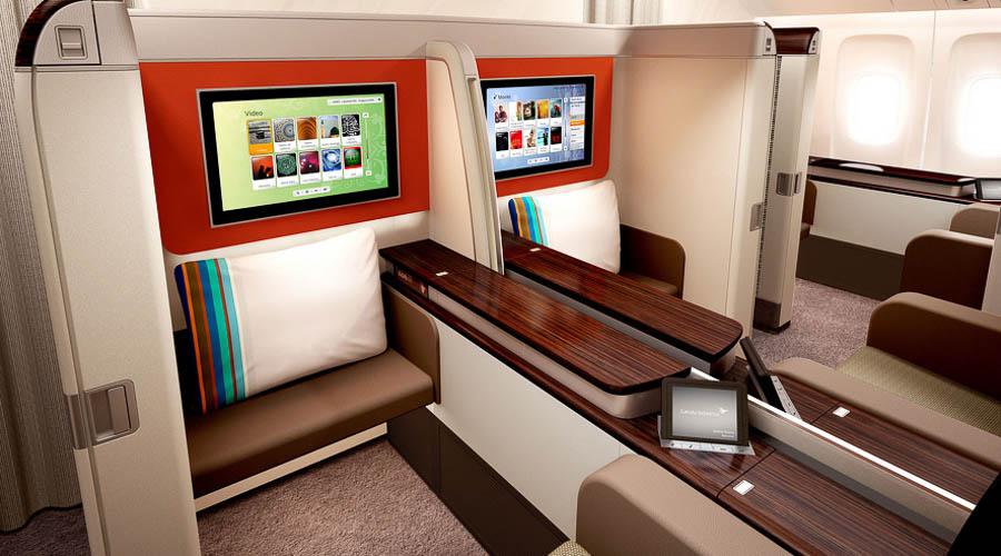 Garuda Indonesia Boeing 777 first class suite TV