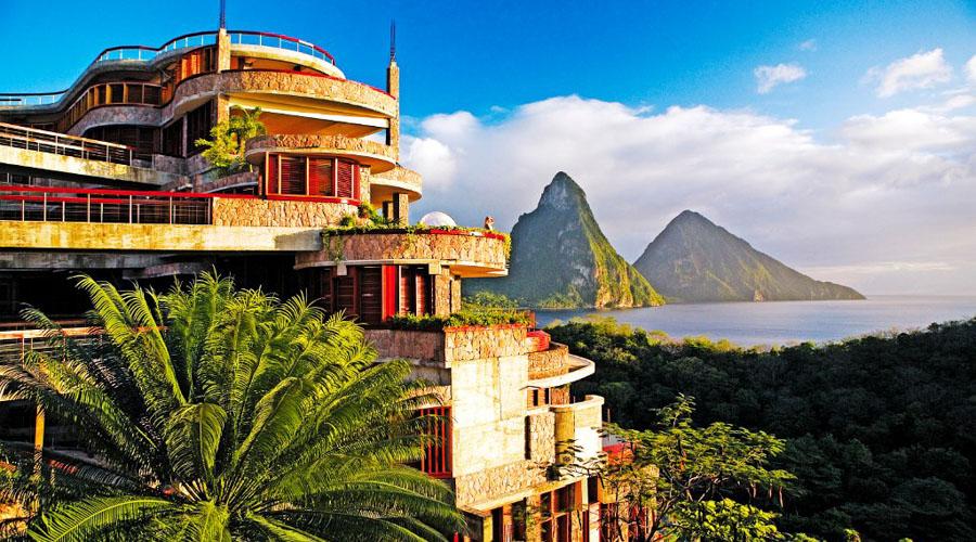 jade mountain exterior view