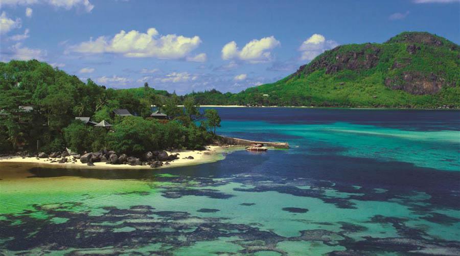 island aerial beach view