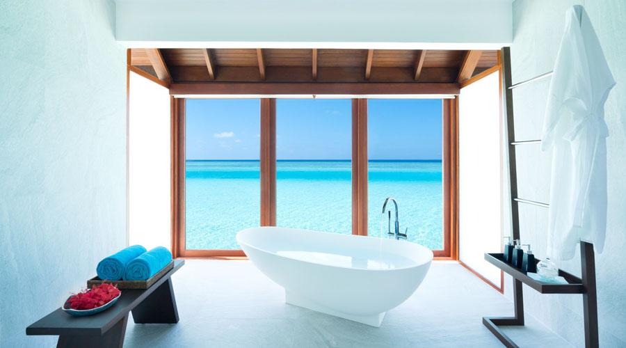 Overwater Suite Bath View