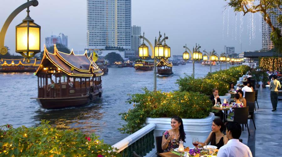 riverside restaurant terrace