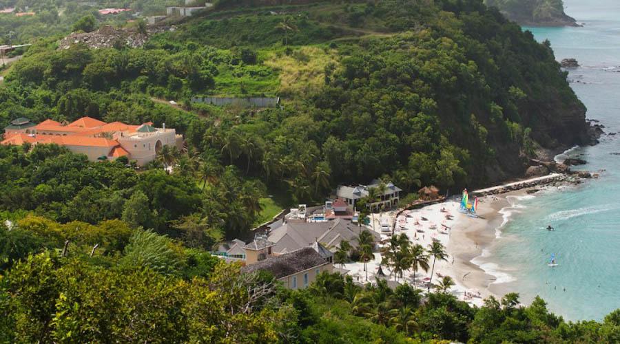 beach - aerial view