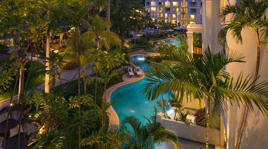 caribbean village rooms overlooking the pool