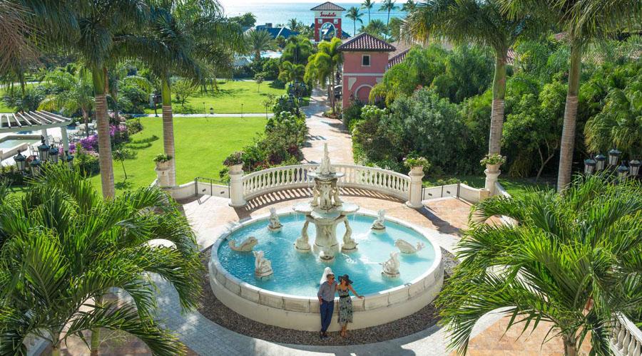 garden fountain