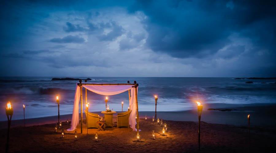 dinning by design on tangalle beach