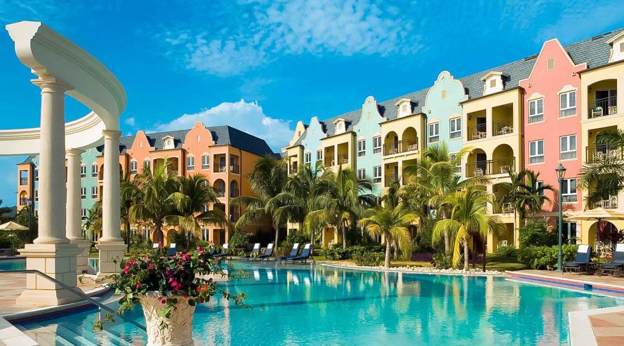 View of hotel and pool
