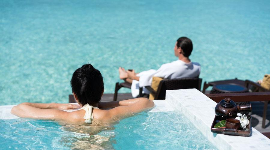 couple at the spa