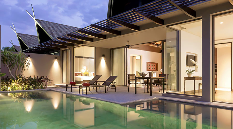 Three Bedroom Connecting Double Pool Residence